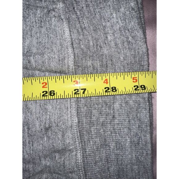 Athleta Lotus Vest Sleeveless Drawstring Hoodie‎ French Terry Grey Size Small - Picture 11 of 11